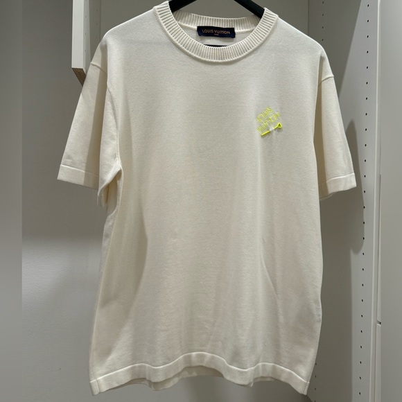 Louis Vuitton Signature short sleeve knit T-shirt